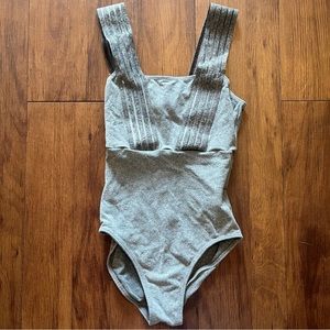Gray ballet leotard tank ballet leotard gray leotard